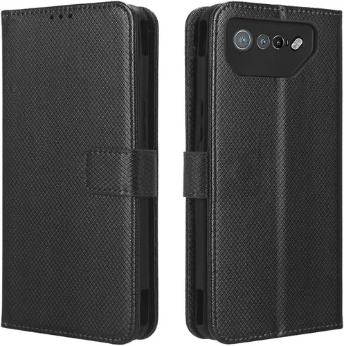 Miniatura 2 de Funda de piel sintética compatible con Asus ROG Phone 7, funda de piel sintética compatible con Asus ROG Phone 7 Ultimate, color negro
