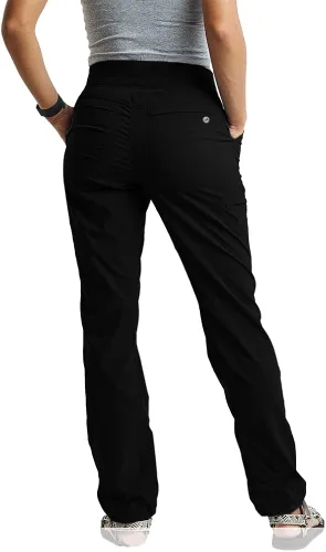 Miniatura 5 de Aurgelmir Womens Outdoor Hiking Climbing Pants Cotton Athletic Workout Lounge Jogging Pants with Pockets