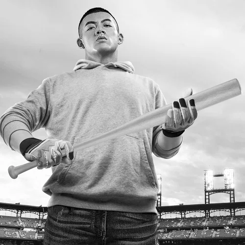 Miniatura 5 de Bate de entrenamiento de béisbol de madera, bate de madera duradero y resistente, ideal para la práctica de bateo de sóftbol, bate de diseño Madera