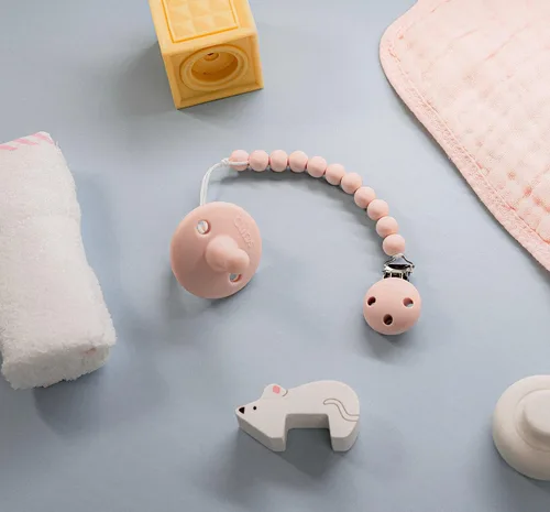 Miniatura 5 de Comfy Cubs Chupetes para bebé, paquete de 4 para 6 a 18 meses, forma de pezón suave similar al pecho, chupete de silicona compatible con CPSIA