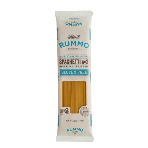Miniatura 3 de Rummo Pasta espagueti sin gluten N.3 - Fideos de pasta de maíz y arroz, espaguetis GF, fideos finos de pasta, pasta italiana, 12 onzas (paquete de 1)