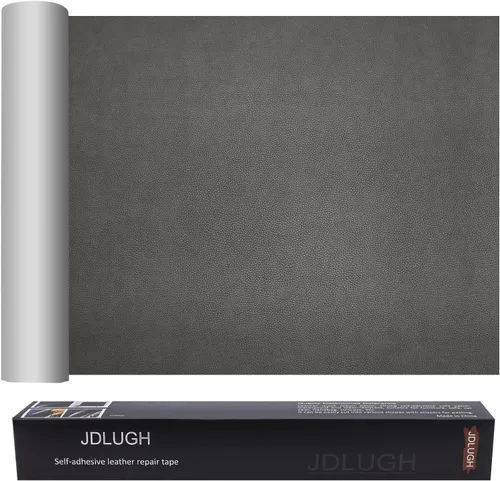 Miniatura 19 de JDLUGH - Kit de cinta de reparación de piel, 15 x 60 pulgadas, marrón oscuro 2.0 Autoadhesivo, para sofá, asiento de coche, silla de oficina