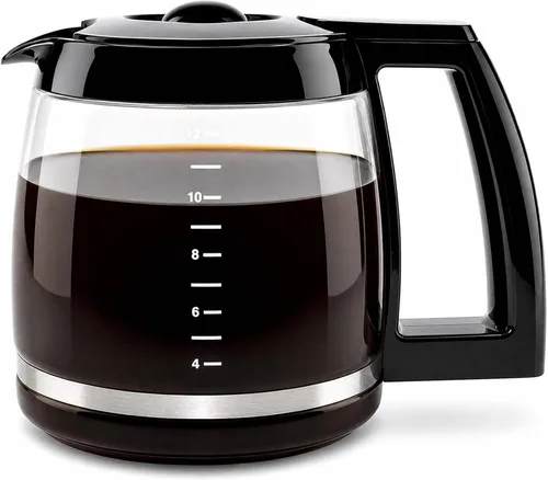 Caraffa de vidrio de repuesto de 12 tazas para modelos de cafetera Cuisinart CHW-12, CHW-12P1, DCC-1100BK, DCC-1200, DCC-2650, DGB-550BK,