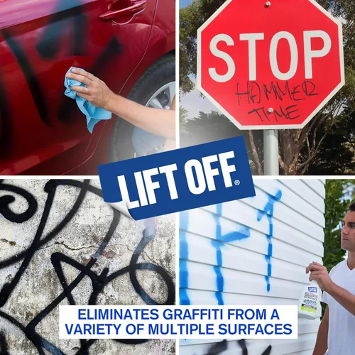Miniatura 4 de Motsenbocker's Lift Off 41101-6PK - Removedor de pintura en aerosol y graffiti, elimina pintura en aerosol, acrílico y esmalte, seguro para madera