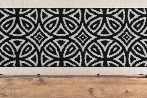 Miniatura 4 de Alfombra antideslizante de longitud personalizada, antideslizante, con patrón de diamante, para entrada, pasillo, cocina, lavandería, 26 pulgadas x