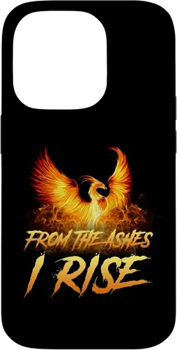 Miniatura 17 de Funda de regalo motivacional para iPhone 13 Pro Max From the Ashes I Rise Phoenix Bird