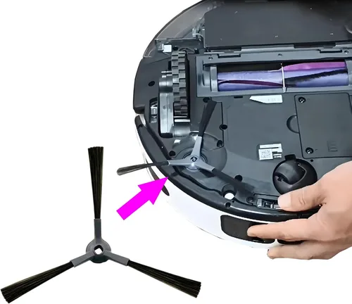 Miniatura 6 de Cepillos laterales mejorados de repuesto para Shark IQ R101AE RV1000 RV1001AE AV912S AV911S AV970 AV993 AV1010AE AV1002AE, cepillo lateral