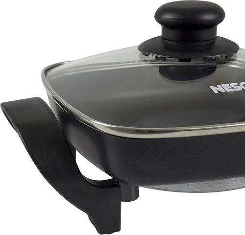 Miniatura 4 de NESCO ES-08 - Sartén eléctrica, color negro, 8 pulgadas, 800 vatios