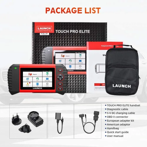 Miniatura 8 de LAUNCH Escáner OBD2 Touch PRO Elite - Nueva herramienta de escaneo 2026 con 20 funciones de reinicio, codificación por inyector, SAS, EBP, BMS
