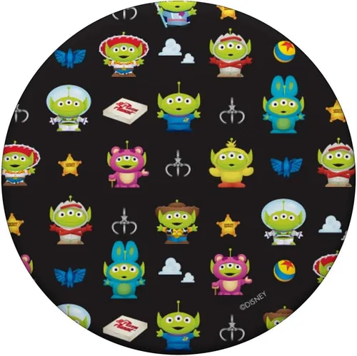 Miniatura 3 de Pixar Toy Story Aliens Dress Up Pattern PopSockets - Soporte para teléfonos y tabletas