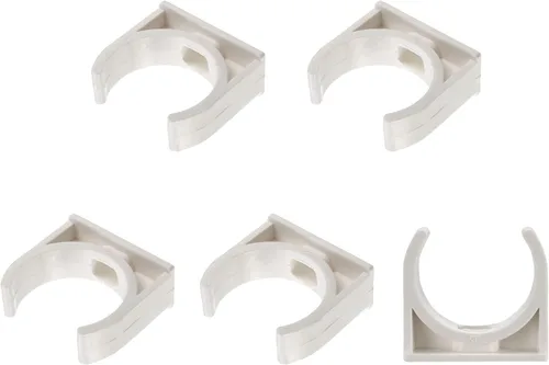Miniatura 8 de METALLIXITY Clips de tubería de agua de PVC (1.969 in/1.97 pulgadas), 20 unidades, abrazaderas de plástico en forma de U, para manguera de tubería