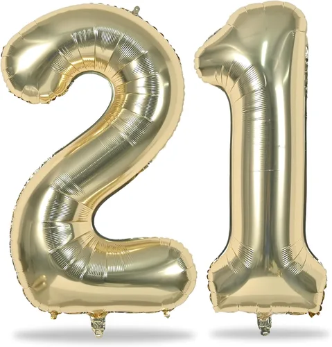 Miniatura 81 de Globos de oro rosa para cumpleaños número 16 para niñas, 40 pulgadas de gran tamaño, globos de lámina de mylar con el número 1 y 6, autoinflables
