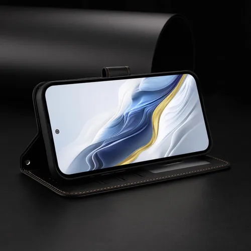 Miniatura 9 de Funda abatible compatible con Blackview Oscal Flat 1c 【Correa con cordón】【Cartera con ranura para tarjeta】【Funda para teléfono】【Cierre magnético】