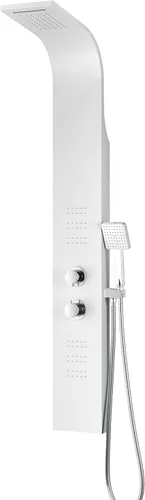 Miniatura 10 de ANZZI Sistema de Panel de Cabezal de Regadera Fontan Acero Cepillo 6 Chorros Turbo & Multifuncional Jet de Alta Presión + Lluvia + Combo