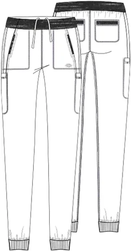 Miniatura 7 de Dickies Dynamix - Pantalón de uniforme médico, estilo deportivo, con elevación natural y pierna angosta