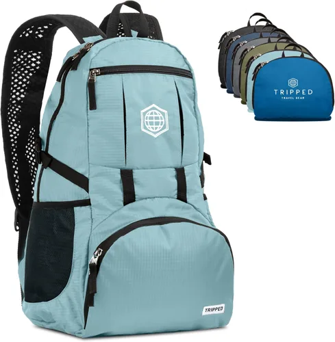 Miniatura 9 de Mochila de viaje: mochila ligera para senderismo, gimnasio y avión, Negro azabache, 35 liters, Mochilas Daypack