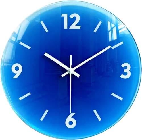 Reloj de pared moderno de 12 pulgadas, reloj de cristal silencioso, relojes de pared decorativos para sala de estar, cocina, oficina, dormitorio