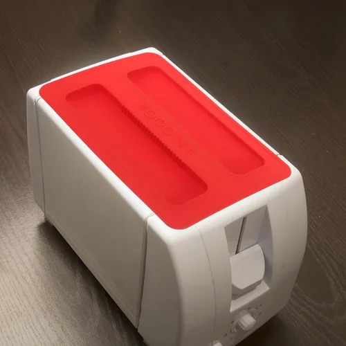 Miniatura 5 de UPKOCH Protector de tapa de tostadora de silicona para máquinas de pan, prevención de polvo y suciedad, accesorio de cocina práctico y resistente