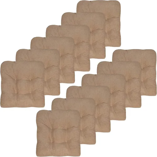 Miniatura 30 de Sweet Home Collection Cojines de espuma viscoelástica triturada de alta calidad con parte trasera de goma microdot antideslizante de 16 x 16 x 3.25