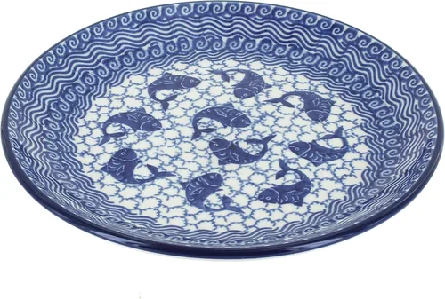 Miniatura 28 de Blue Rose - Plato de postre Blue Alyce - 7.75 pulgadas de diámetro - Hermoso plato para pasteles, aperitivos o aperitivos