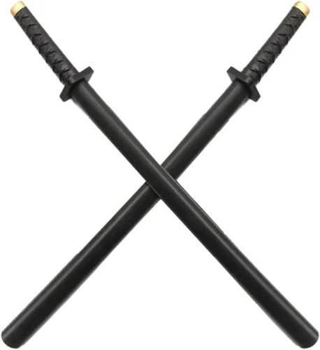 damdos Espada de cosplay de anime, 2 piezas, espada Kataiana, Samuroai muerto, ninja, cosplay, espadas, regalos de cumpleaños (juegos de 2 piezas)