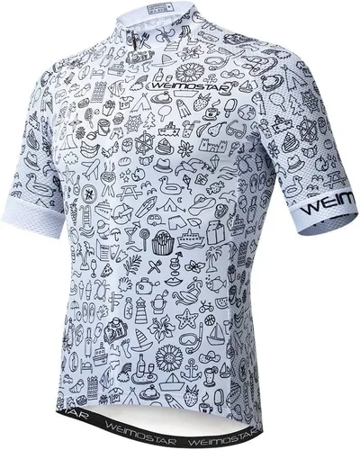 Camiseta de ciclismo para hombre, manga corta, camiseta de ciclismo para montar al aire libre, ropa de ciclismo MTB, Punto