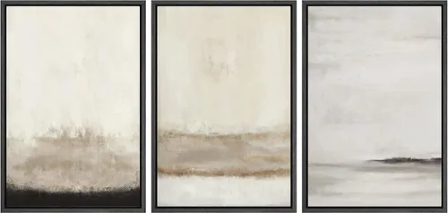 Miniatura 117 de SIGNFORD Impresión en Lienzo Enmarcado Conjunto de Arte de Pared Arte Abstracto Terroso en Tonos Marrón Profundo y Beige Arte Moderno Decorativo