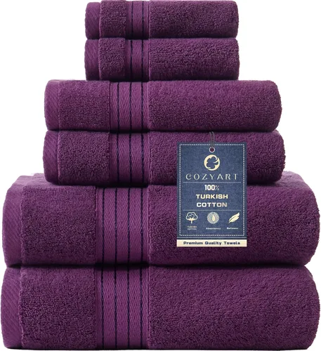 Miniatura 38 de COZYART - Juego de 3 toallas de baño de algodón, color naranja quemado, grandes y gruesas, 19.17 oz/yd², incluye 1 toalla de baño, 1 toalla de mano