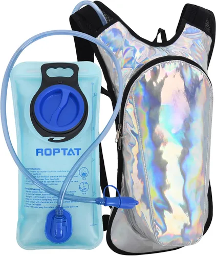 Miniatura 10 de Mochila de hidratación Roptat con bolsa de agua de 2L - Mochila de agua ligera con bolsa de agua para mujeres, hombres, correr, montar, andar