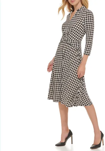 Miniatura 2 de Tommy Hilfiger Vestido midi ajustado y acampanado para mujer