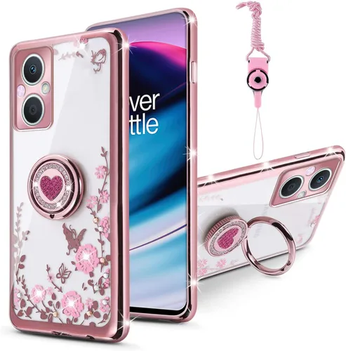 Miniatura 15 de Funda para Xiaomi Mi 11 Lite 4G/5G, cubierta protectora de TPU suave con cristal de purpurina con soporte de anillo 360, púrpura brillante Purpura