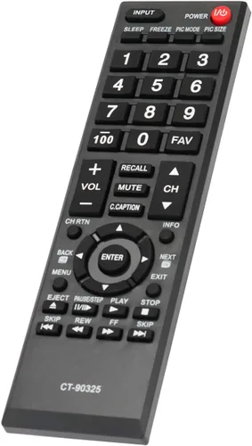 Miniatura 5 de CT-90325 - Control remoto de repuesto para Toshiba TV 55S41U 32E200U 32C100U1/2 32DT1U 55HT1 55G310U 19AV600U 22AV600U 22SL400U 24SL410U 26C100U