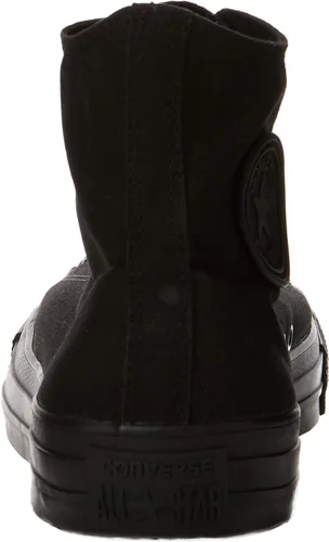 Miniatura 3 de Converse Chuck Taylor All Star High Top Tenis unisex, Negro monocromático