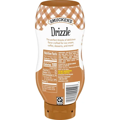 Miniatura 9 de Smucker's Drizzle - Jarabe con sabor a caramelo, 20 onzas, botellas exprimibles (paquete de 12)