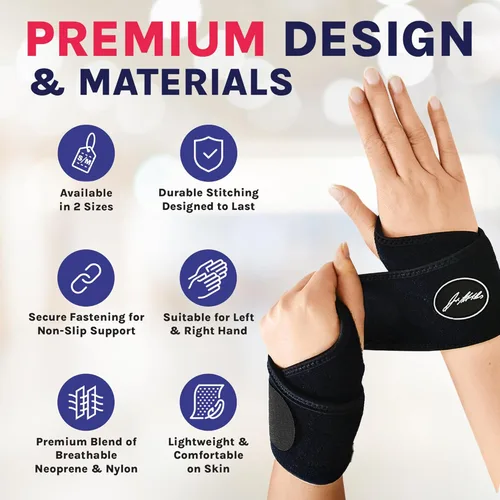 Miniatura 5 de Doctor Developed - Muñequera para artritis del túnel carpiano, tendinitis, soporte de mano, ideal para fitness, levantamiento de pesas, manual