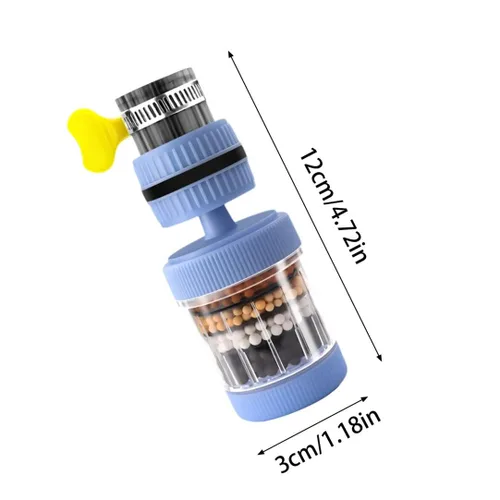 Miniatura 7 de Filtros de agua para tomar, filtros de montaje en grifo, carbón activado, filtro de grifo purificador de grifo, filtro de grifo a prueba