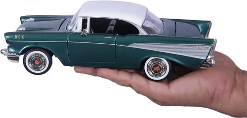 Miniatura 5 de Motormax 1:24 Die-Cast 1957 Chevy Bel Air - Los colores pueden variar