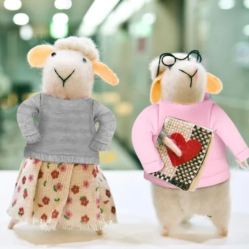Miniatura 2 de Bencailor 4 piezas de ropa de muñeca, suéter de invierno, sudadera con capucha, accesorios de ropa con capucha