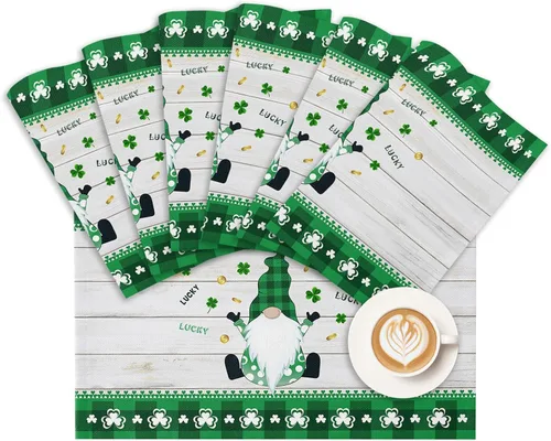 Miniatura 139 de Juego de 4 manteles individuales Boho de otoño, calabazas de acuarela para Acción de Gracias, resistentes al calor, lavables, para mesa, manteles