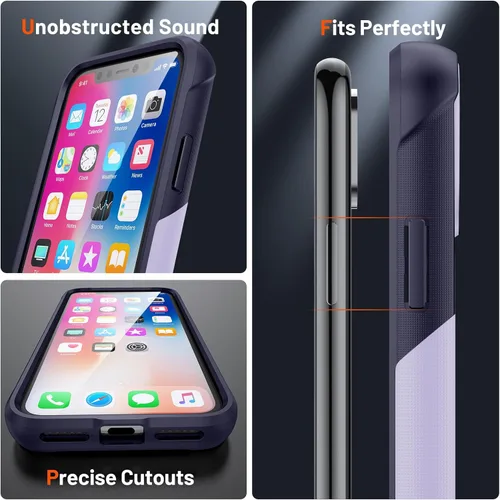Miniatura 257 de Jeylly Funda para iPhone SE/Funda para iPhone 5S, Exterior de Plástico Duro que Absorbe Golpes + Interior de Silicona de Goma Defensor contra