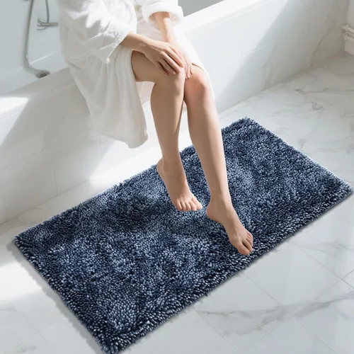 Miniatura 123 de Yimobra - Alfombra grande para baño antideslizante de 36x24 pulgadas, extra gruesa y suave, absorbente de felpilla, alfombras de baño lavables a