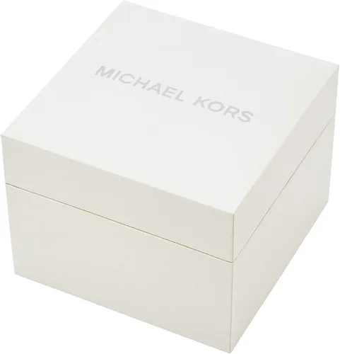 Miniatura 6 de Michael Kors Mini reloj Pyper de dos manos de acero inoxidable para mujer MK4588 - Reloj de malla de acero inoxidable de dos manecillas