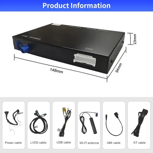 Miniatura 7 de Road Top Kit de reacondicionamiento automático inalámbrico CarPlay Android para Audi A6 S6 (2010-2011) y para Audi Q7 (2010-2015) con sistema MMI 3G