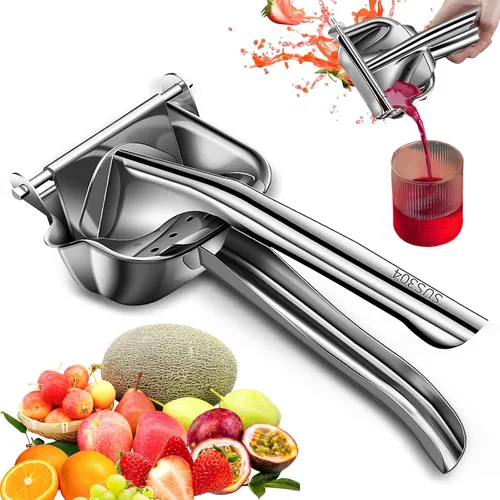 Miniatura 11 de Ultimate Juice Squeeze, exprimidor manual, exprimidor manual portátil, exprimidor de frutas versátil para uvas de sandía, limón, naranja