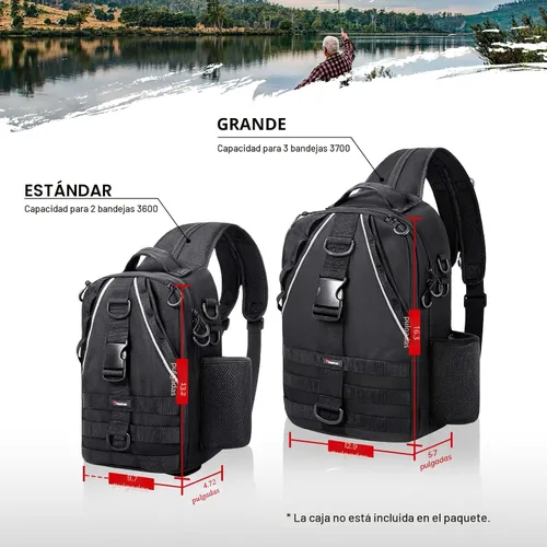 Miniatura 5 de Piscifun Travel X - Bolsa de almacenamiento de pesca resistente al agua para hombres y mujeres, mochila multifuncional de almacenamiento de aparejos