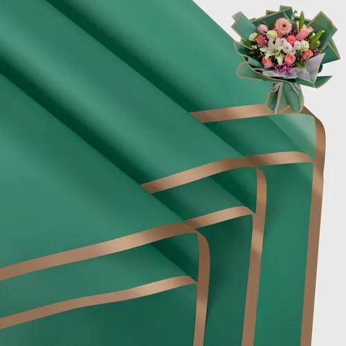 Miniatura 19 de FUHITIM - 20 hojas de papel impermeable para suministros de florista, envoltura de ramos de flores y regalos de bodas, cumpleaños, bricolaje