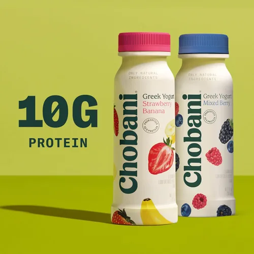 Miniatura 7 de Chobani® bebida de yogur griego bajo en grasas de fresa y plátano 7oz