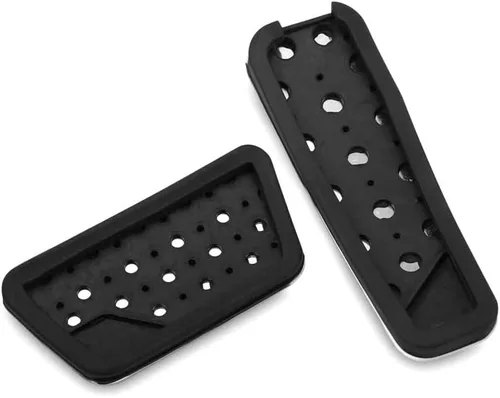 Miniatura 5 de Keptrim kit de acolchonamiento para pedales de acelerador y freno de acero inoxidable para Charger Challenger Chrysler, para Dodge Challenger Rojo