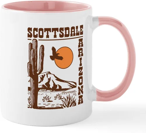 Miniatura 32 de CafePress Scottsdale Arizona - Taza de café de cerámica (11 oz), 11.0 fl oz Blanco - Taza Scottsdale Arizona
