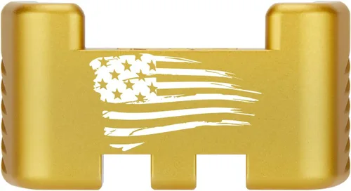 Miniatura 96 de NDZ Performance Placa trasera de aluminio con asistencia deslizante para Glock 1-5 Glock 17 19 19 19 x 22 23 24 26 27 31 32 33 34 35 45 47 49, Rojo